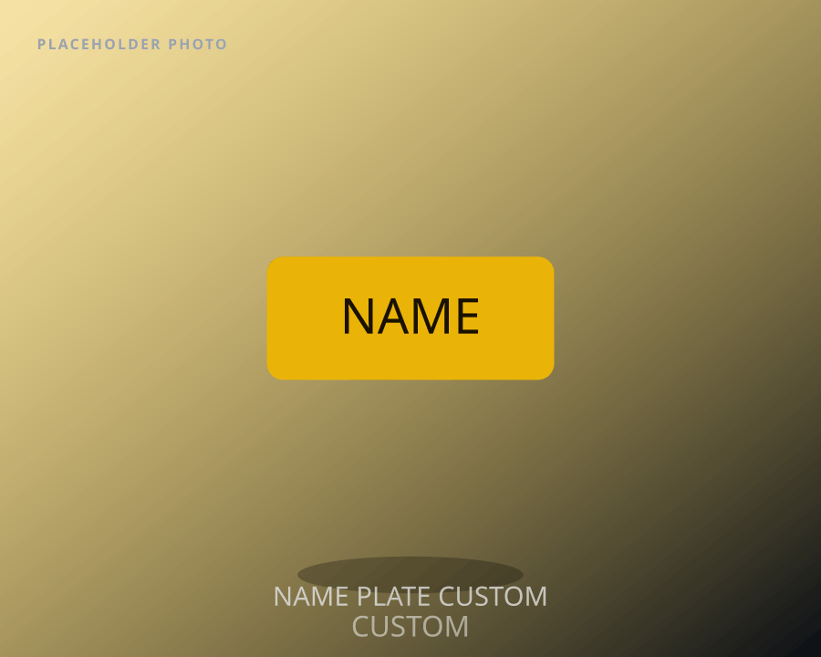 Name Plate Custom photo